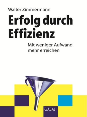 cover image of Erfolg durch Effizienz